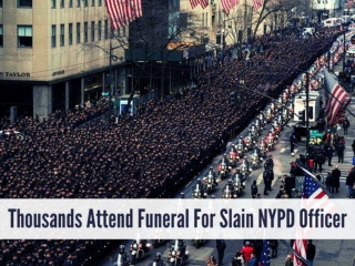 Thousands attend funeral for slain NYPD officer