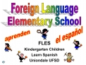 FLES Kindergarten Children Learn Spanish Uniondale UFSD