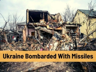 Ukraine bombarded with missiles