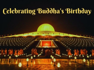Celebrating Buddha's birthday