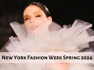 Style and backstage scenes from New York Fashion Week