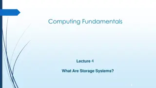 Understanding Storage Systems in Computing