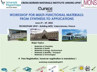 International Workshop on Multi-Functional Materials: Synthesis to Applications