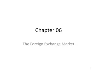 Overview of the Foreign Exchange Market: Characteristics, Participants, and Transactions