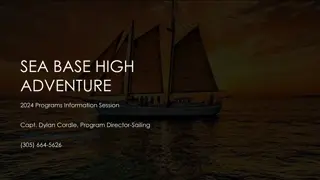 High Adventure Sailing Programs at Florida Sea Base 2024