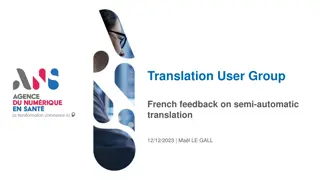 Challenges and Strategies in French Translation for Health Terminologies Management