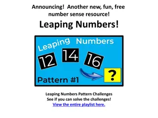 Exciting Free Number Sense Resource: Leaping Numbers Pattern Challenges!