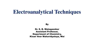 Electroanalytical Techniques in Chemistry