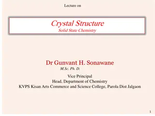 Crystal Structure in Solid State Chemistry
