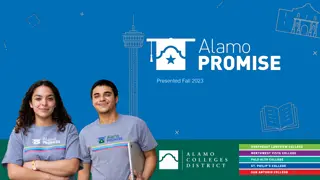 AlamoPROMISE: Tuition-Free College Opportunity for Graduating Seniors