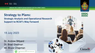 RCAF Strategy Development and Implementation Overview