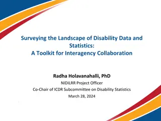Disability Data and Statistics Interagency Collaboration Toolkit
