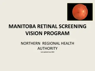 Manitoba Retinal Screening Vision Program Overview