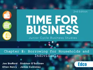 Understanding Borrowing for Individuals and Households