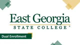 Dual Enrollment Program Information