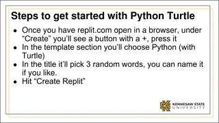 Getting Started with Python Turtle: Drawing Shapes and More