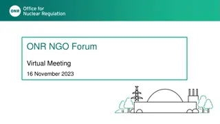 ONR-NGO Forum Virtual Meeting Update - November 2023
