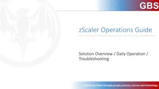 zScaler Operation Guide: Delivering Value through People, Process, Service, and Technology
