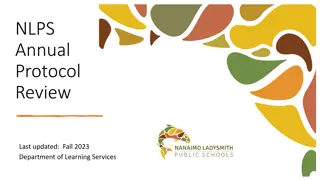Child Protection Protocol Overview for NLPS Staff