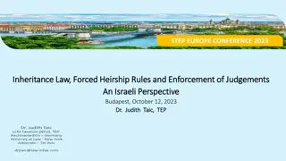 Understanding Israeli Succession Law and Enforcement in Cross-Border Inheritance Cases