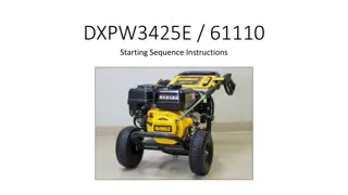 Engine Start-up and Water Sensor Installation Guide