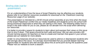 Understanding the Impact of the Israel-Palestine Conflict on Students