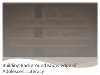 Adolescent Literacy Study on Too Dumb for Complex Texts