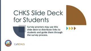 CHKS Student Survey Proctor Guidance