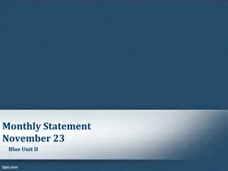 Orthopedic Services Report for November