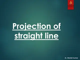 Understanding Projections of Straight Lines in Space" (53 characters)
