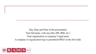 2025 RAMS Tutorial/Paper Session by Last Name