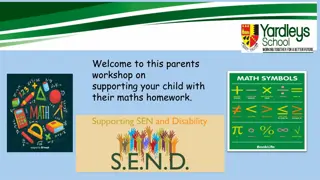 Maths Homework Support Workshop for Parents at Yardleys School
