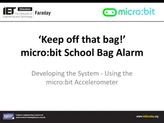 Micro:bit School Bag Alarm System Development