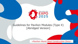 Guidelines for Type X Pavilion Modules - Abridged Version