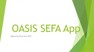 Managing Funds and Grants in OASIS SEFA App for Fiscal Year 2023
