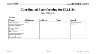 Coordinated Beamforming for 802.11bn: A Proposal by Nokia