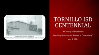Tornillo ISD Centennial Celebration: A Century of Excellence