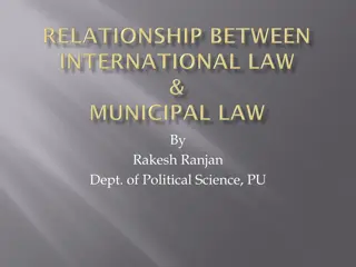 1. Understanding International Law and Municipal Law
2. An exploration of the differences between International Law and