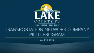 Improving Transit Services in Lake County Through Transportation Network Company Pilot Program