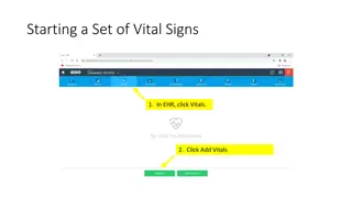 EHR Vital Signs Documentation Guide
