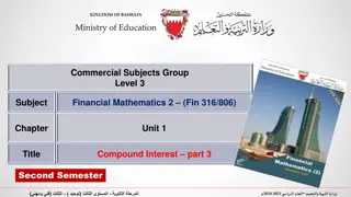 Understanding Compound Interest Calculations in Financial Mathematics