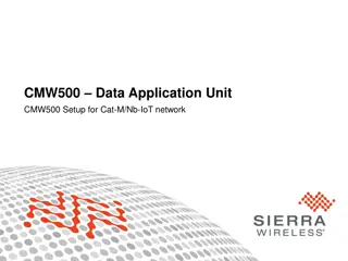 CMW500 Call Box Setup Guide for Cat-M/NB-IoT Network