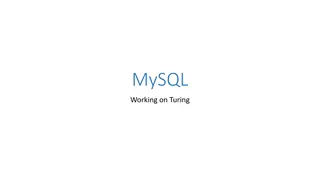 MySQL Commands for SSH Login and Database Management