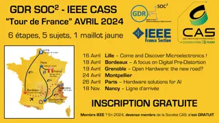 IEEE CAS Tour de France Microelectronics Event - April 2024 Schedule