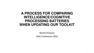 Enhancing Intelligence and Cognitive Assessment Toolkit: Updates and Considerations
