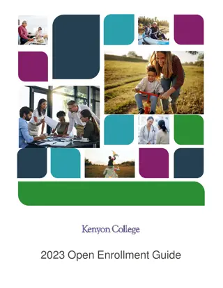 Kenyon College 2023 Open Enrollment Guide