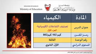 Chemical Reactions and Their Types in Chemistry