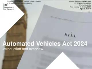 Automated Vehicles Act 2024 Overview