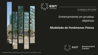 Training on Objective Test Modeling of Physical Phenomena for Teachers and Students