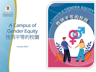 Promoting Gender Equity on Campus: Understanding and Addressing Sexual Harassment